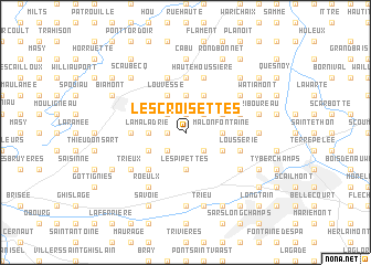 map of Les Croisettes