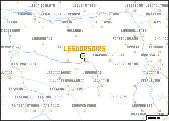 map of Les Dorsoirs