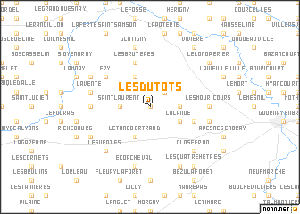 map of Les Dutots