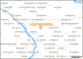 map of Les Frossards