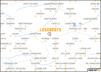 map of Les Garots