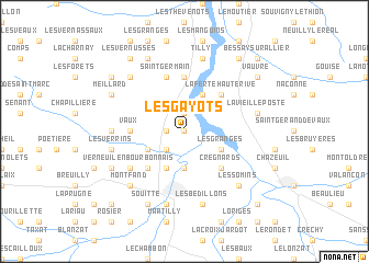 map of Les Gayots