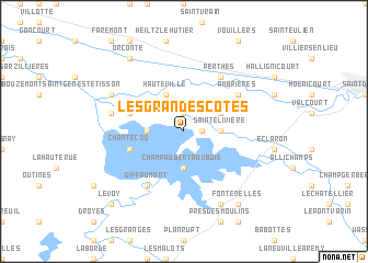 map of Les Grandes-Côtes