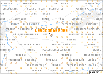 map of Les Grands Prés
