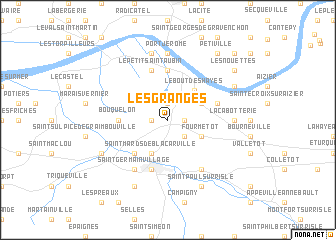 map of Les Granges