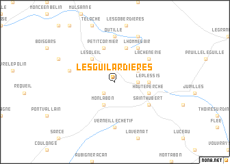 map of Les Guilardières