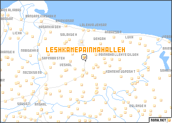 map of Leshkām-e Pā\