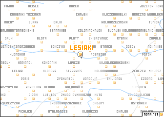 map of Lesiaki