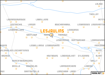 map of Les Jaulins