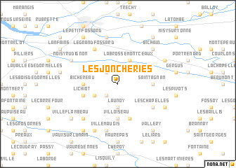 map of Les Joncheries