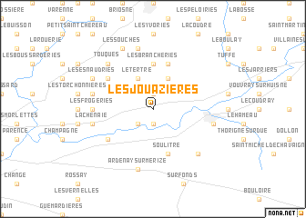 map of Les Jouazières