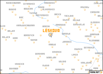 map of Leskova