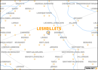 map of Les Maillets