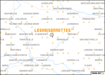 map of Les Maisonnettes