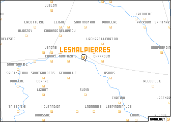map of Les Malpierres