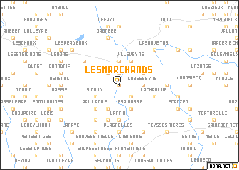 map of Les Marchands