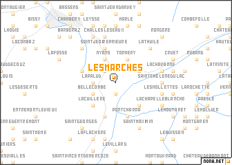 map of Les Marches