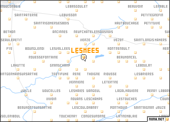 map of Les Mées