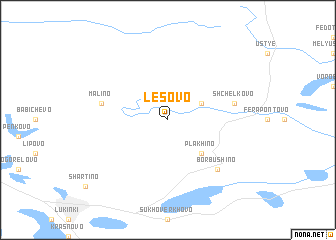 map of Lesovo