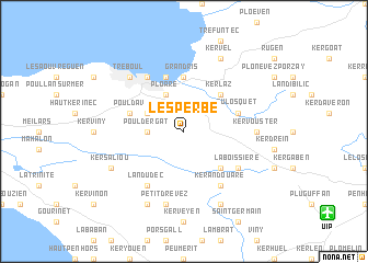 map of Lesperbé