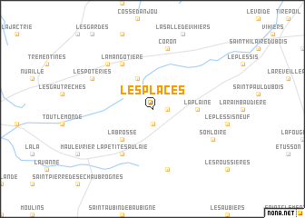 map of les Places