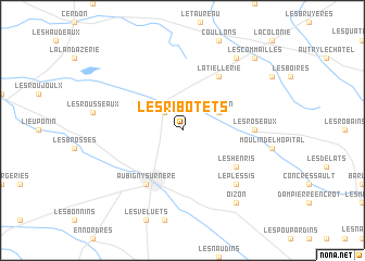 map of Les Ribotets