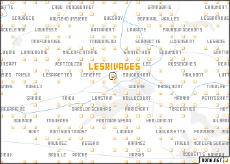 map of Les Rivages