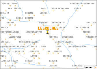 map of Les Roches