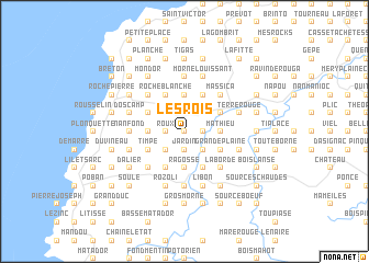 map of Les Rois