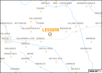 map of Lessona