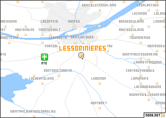 map of Les Sorinières
