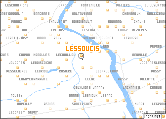map of Les Soucis