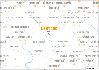 map of Le Stanc