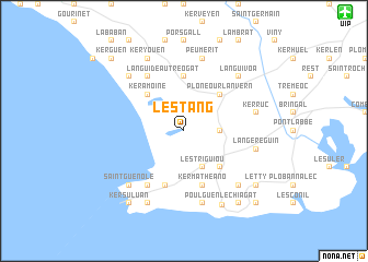 map of Le Stang