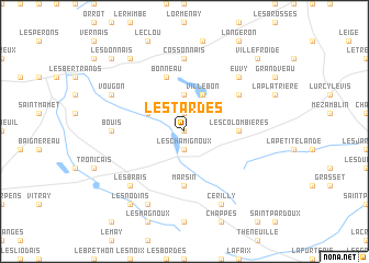 map of Les Tardes
