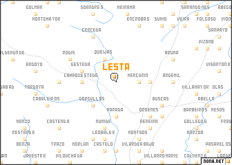 map of Lesta