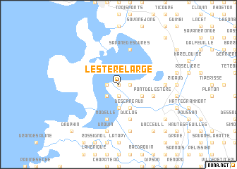 map of LʼEstère Large