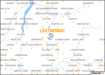 map of Les Thenaux