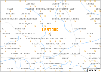 map of Lestour