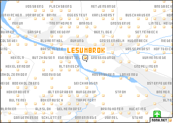 map of Lesumbrok