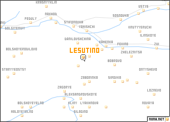 map of Lesutino