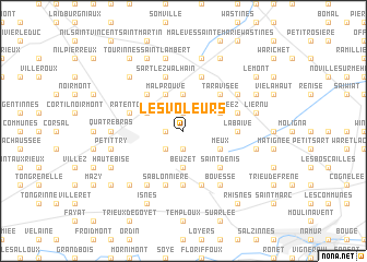 map of Les Voleurs