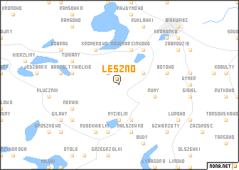 map of Leszno