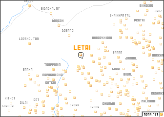 map of Letai