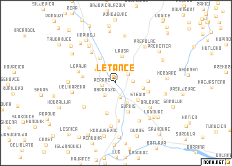 map of Letance