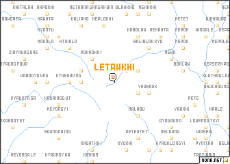map of Letawkhi