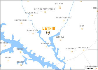 map of Lethia