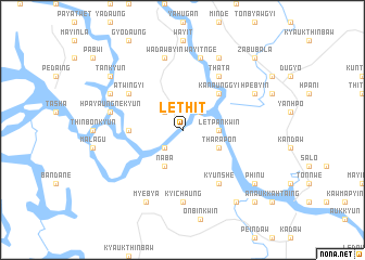 map of Le-thit