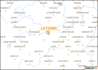 map of Letkhok