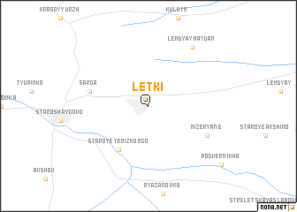 map of Lëtki